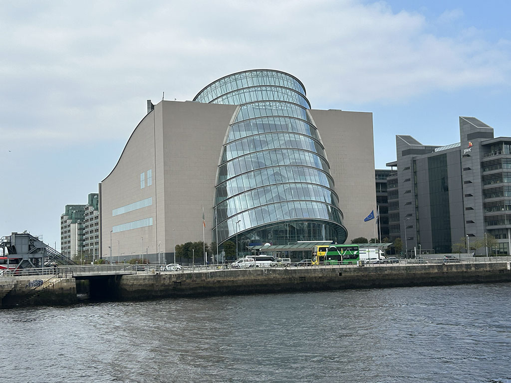 Outside view of the Convention Centre in Dublin