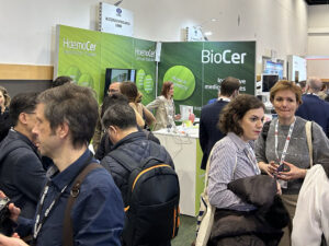 Booth of BioCer during the ESGE Days 2023 in Dublin