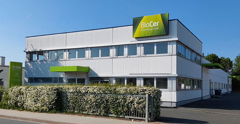 Renovation of the new BioCer company building.