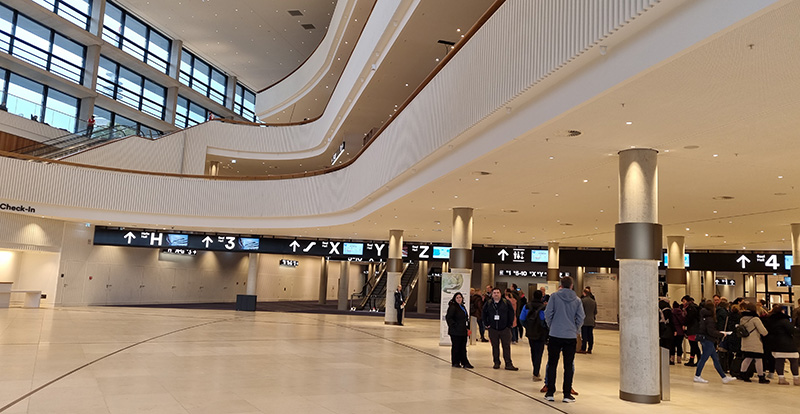 Entrance Hall of Congress Centre in Hamburg during Endoclub Nord 2023