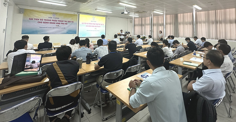 Seminar day on advances in breast reconstruction surgery for breast cancer patients in Ho Chi Minh City/Vietnam